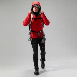 Berghaus MTN Guide Alpine Pro Jacken für Damen - Rot-Damen Wasserdicht | Lightweight