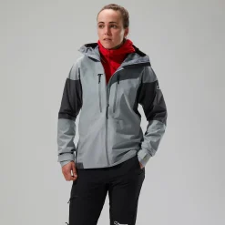 Berghaus MTN Guide Alpine Pro Jacken für Damen - Grau-Damen Wasserdicht | Lightweight