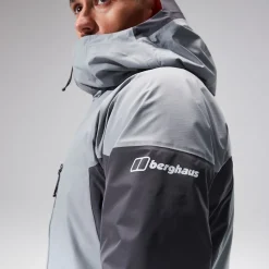 Berghaus MTN Guide Alpine Pro Jacken für Herren - Grau-Herren Wasserdicht | Herren Leichte