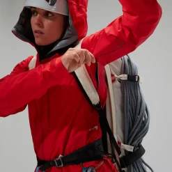 Berghaus MTN Guide Alpine Pro Jacken für Damen - Rot-Damen Wasserdicht | Lightweight