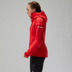 Berghaus MTN Guide Alpine Pro Jacken für Damen - Rot-Damen Wasserdicht | Lightweight