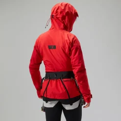 Berghaus MTN Guide Alpine Pro Jacken für Damen - Rot-Damen Wasserdicht | Lightweight