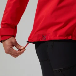 Berghaus MTN Guide Alpine Pro Jacken für Damen - Rot-Damen Wasserdicht | Lightweight