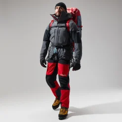 Berghaus MTN Guide GTX Pro Hose für Herren - Schwarz/Rot-Herren Überhosen | Lange Hosen