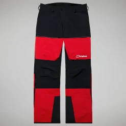 Berghaus MTN Guide GTX Pro Hose für Herren - Schwarz/Rot-Herren Überhosen | Lange Hosen