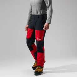 Berghaus MTN Guide GTX Pro Hose für Herren - Schwarz/Rot-Herren Überhosen | Lange Hosen