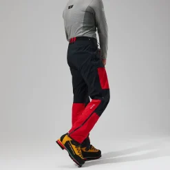 Berghaus MTN Guide GTX Pro Hose für Herren - Schwarz/Rot-Herren Überhosen | Lange Hosen