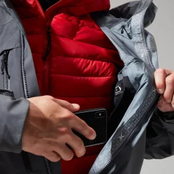 Berghaus MTN Guide GTX Pro Jacken für Herren - Grau/Schwarz-Herren Wasserdicht