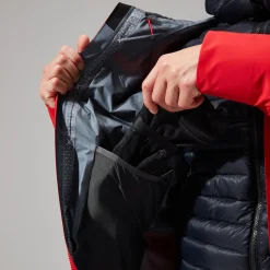 Berghaus MTN Guide GTX Pro Jacken für Herren - Rot/Schwarz-Herren Wasserdicht