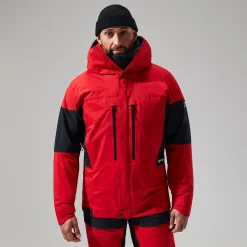 Berghaus MTN Guide GTX Pro Jacken für Herren - Rot/Schwarz-Herren Wasserdicht