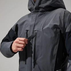 Berghaus MTN Guide GTX Pro Jacken für Herren - Grau/Schwarz-Herren Wasserdicht