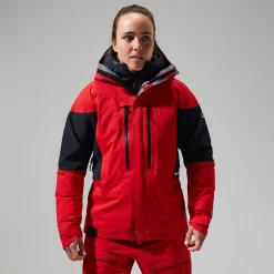 Berghaus MTN Guide GTX Pro Jacken für Damen - Rot/Schwarz-Damen Wasserdicht