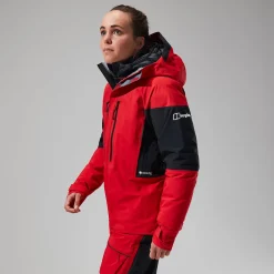 Berghaus MTN Guide GTX Pro Jacken für Damen - Rot/Schwarz-Damen Wasserdicht