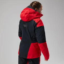 Berghaus MTN Guide GTX Pro Jacken für Damen - Rot/Schwarz-Damen Wasserdicht