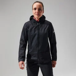 Berghaus MTN Guide Hyper Alpha Jacken für Damen - Schwarz-Damen Wasserdicht | Lightweight