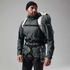 Berghaus MTN Guide Hyper Alpha Jacken für Herren - Grau/Schwarz-Herren Wasserdicht | Herren Leichte