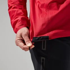 Berghaus MTN Guide Hyper Alpha Jacken für Damen - Rot/Schwarz-Damen Wasserdicht | Lightweight