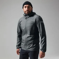 Berghaus MTN Guide Hyper Alpha Jacken für Herren - Grau/Schwarz-Herren Wasserdicht | Herren Leichte