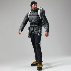 Berghaus MTN Guide Hyper Alpha Jacken für Herren - Grau/Schwarz-Herren Wasserdicht | Herren Leichte