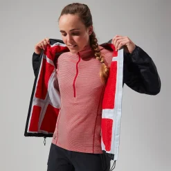 Berghaus MTN Guide Hyper Alpha Jacken für Damen - Schwarz-Damen Wasserdicht | Lightweight