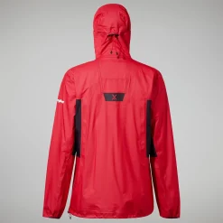Berghaus MTN Guide Hyper Alpha Jacken für Damen - Rot/Schwarz-Damen Wasserdicht | Lightweight