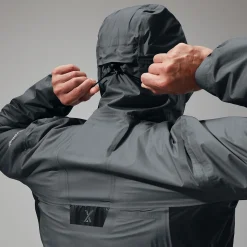 Berghaus MTN Guide Hyper Alpha Jacken für Herren - Grau/Schwarz-Herren Wasserdicht | Herren Leichte
