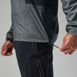 Berghaus MTN Guide Hyper Alpha Jacken für Herren - Grau/Schwarz-Herren Wasserdicht | Herren Leichte