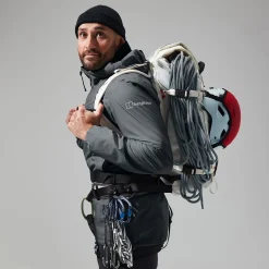 Berghaus MTN Guide Hyper Alpha Jacken für Herren - Grau/Schwarz-Herren Wasserdicht | Herren Leichte