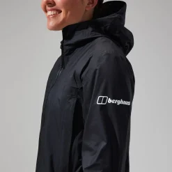 Berghaus MTN Guide Hyper Alpha Jacken für Damen - Schwarz-Damen Wasserdicht | Lightweight
