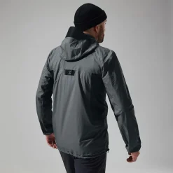Berghaus MTN Guide Hyper Alpha Jacken für Herren - Grau/Schwarz-Herren Wasserdicht | Herren Leichte