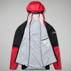 Berghaus MTN Guide Hyper LT Jacken für Herren - Schwarz/Rot-Herren Wasserdicht | Herren Leichte