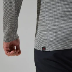 Berghaus MTN Guide Long Sleeve Half Zip Fleece für Herren - Grau/Schwarz-Herren Baselayer