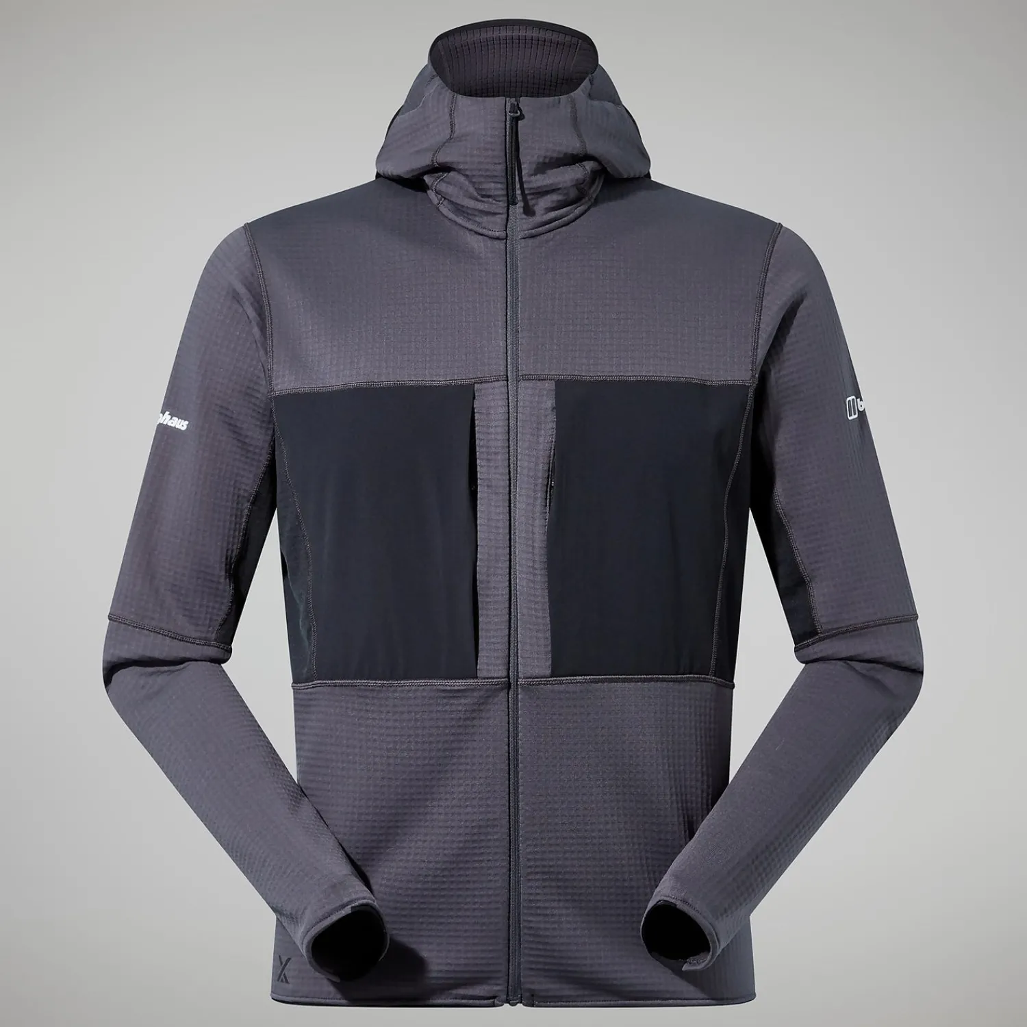 Berghaus MTN Guide MW Hoodie für Herren - Grau/Schwarz-Herren Hoodies Und Sweatshirts