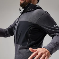 Berghaus MTN Guide MW Hoodie für Herren - Grau/Schwarz-Herren Hoodies Und Sweatshirts