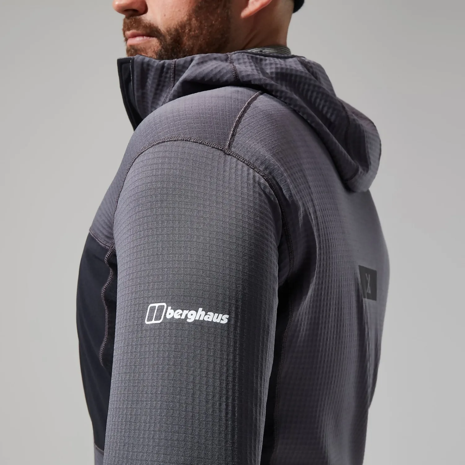 Berghaus MTN Guide MW Hoodie für Herren - Grau/Schwarz-Herren Hoodies Und Sweatshirts
