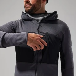 Berghaus MTN Guide MW Hoodie für Herren - Grau/Schwarz-Herren Hoodies Und Sweatshirts