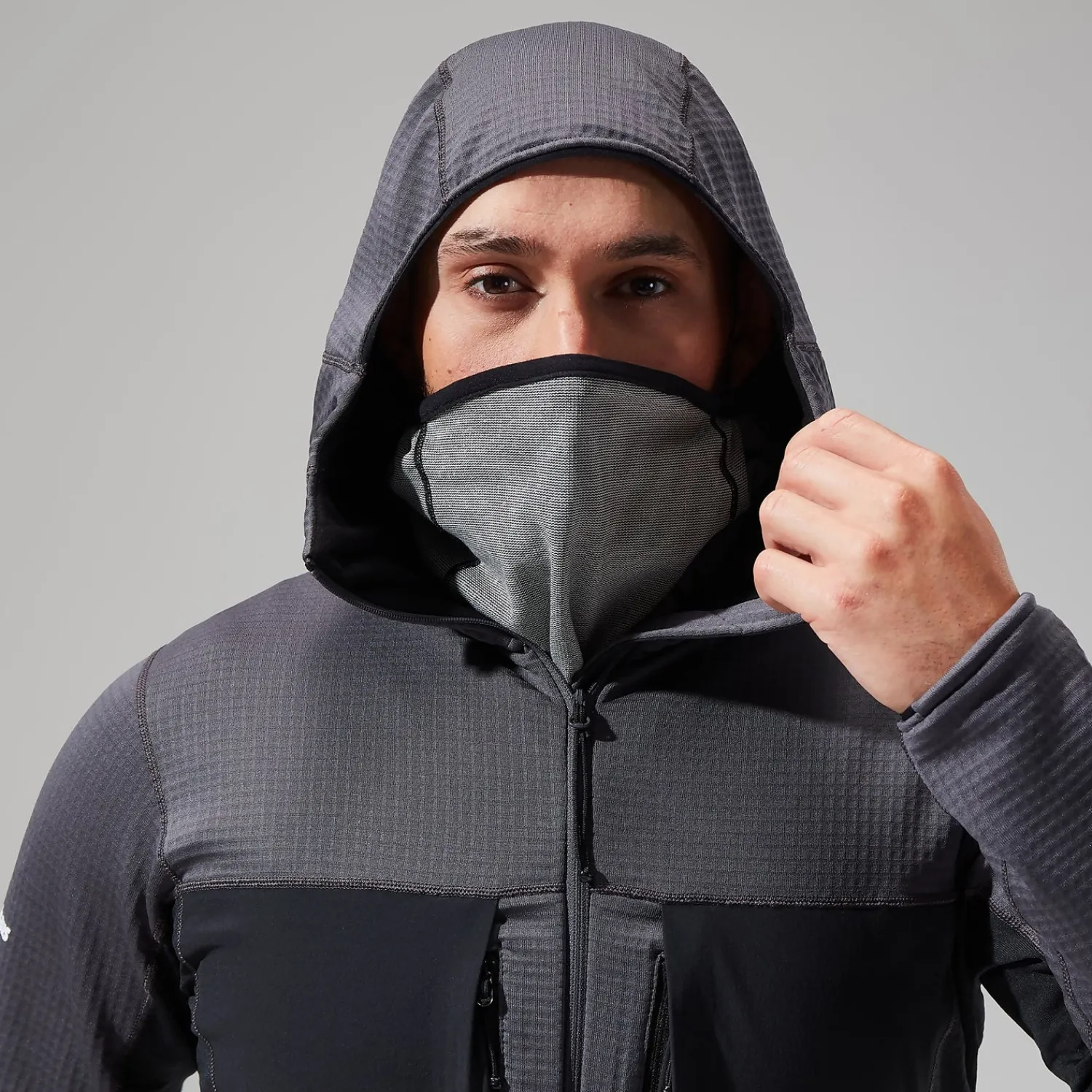 Berghaus MTN Guide MW Hoodie für Herren - Grau/Schwarz-Herren Hoodies Und Sweatshirts