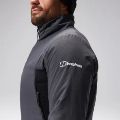 Berghaus MTN Guide MW Hybrid Jacken für Herren - Grau/Schwarz-Herren Isolierend