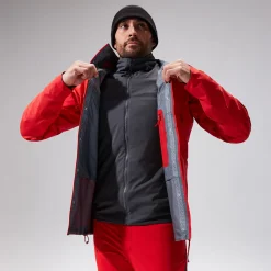 Berghaus MTN Guide MW Hybrid Jacken für Herren - Grau/Schwarz-Herren Isolierend