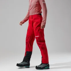 Berghaus MTN Seeker GTX Hose für Damen - Rot-Damen Überhosen | Lange Hosen