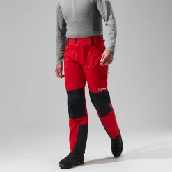 Berghaus MTN Seeker GTX Hose für Herren - Rot/Schwarz-Herren Überhosen | Lange Hosen