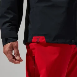 Berghaus MTN Seeker GTX Jacken für Herren - Schwarz/Rot-Herren Wasserdicht