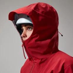 Berghaus MTN Seeker GTX Jacken für Damen - Dunkelrot/Rot-Damen Wasserdicht