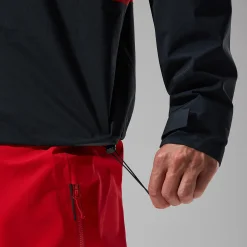 Berghaus MTN Seeker GTX Jacken für Herren - Schwarz/Rot-Herren Wasserdicht