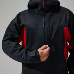 Berghaus MTN Seeker GTX Jacken für Herren - Schwarz/Rot-Herren Wasserdicht