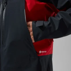 Berghaus MTN Seeker GTX Jacken für Herren - Schwarz/Rot-Herren Wasserdicht