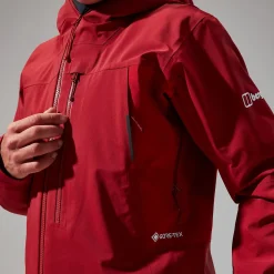 Berghaus MTN Seeker GTX Jacken für Damen - Dunkelrot/Rot-Damen Wasserdicht