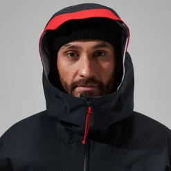 Berghaus MTN Seeker GTX Jacken für Herren - Schwarz/Rot-Herren Wasserdicht