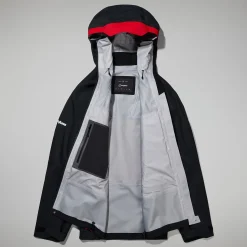 Berghaus MTN Seeker GTX Jacken für Herren - Schwarz/Rot-Herren Wasserdicht