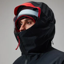 Berghaus MTN Seeker GTX Jacken für Herren - Schwarz/Rot-Herren Wasserdicht